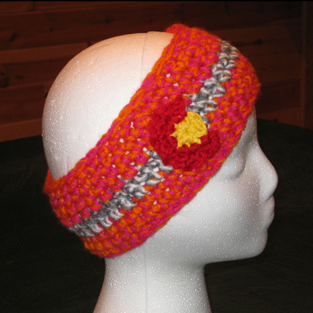 Headband - orange/pink combo