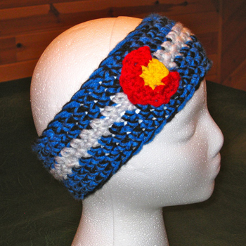 Headband - black/blue combo